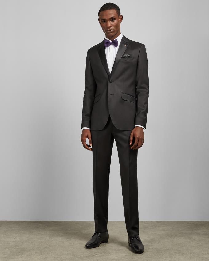 Pantalon Ted Baker Pashion wool suit pant Noir Homme | TSX-84891155